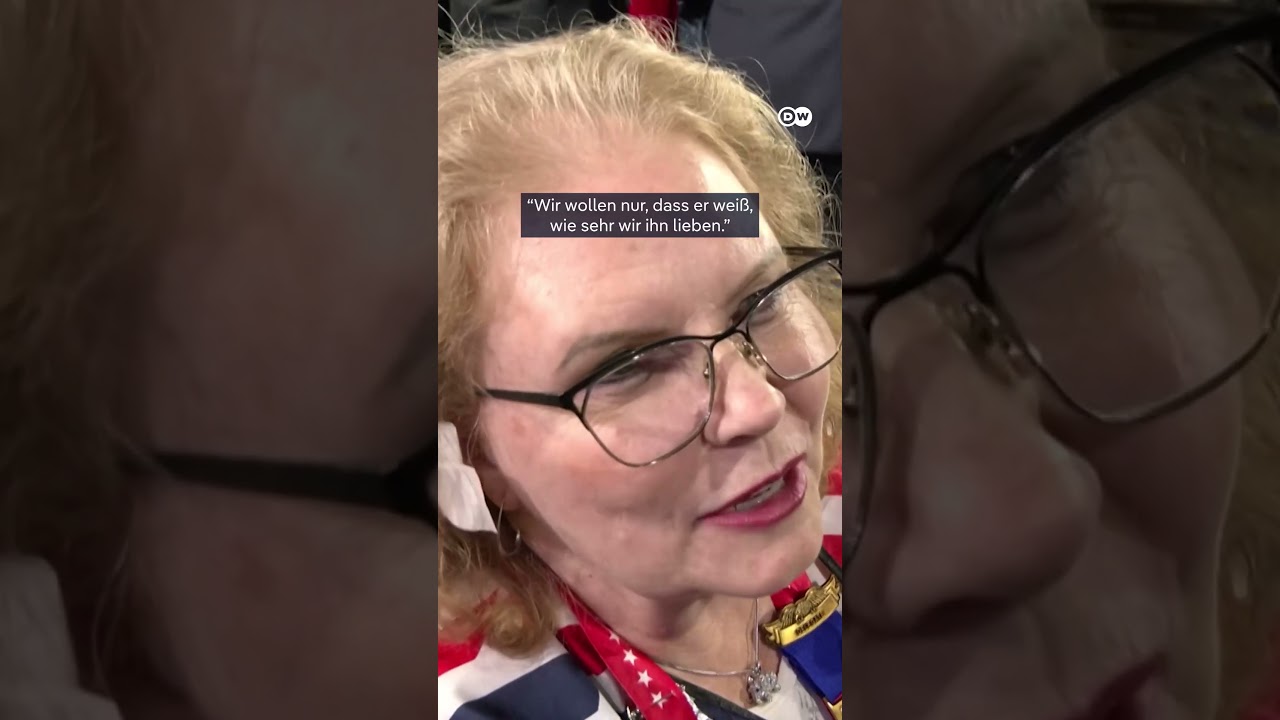 Trump-Fans mit Ohr-Pflaster | DW Nachrichten