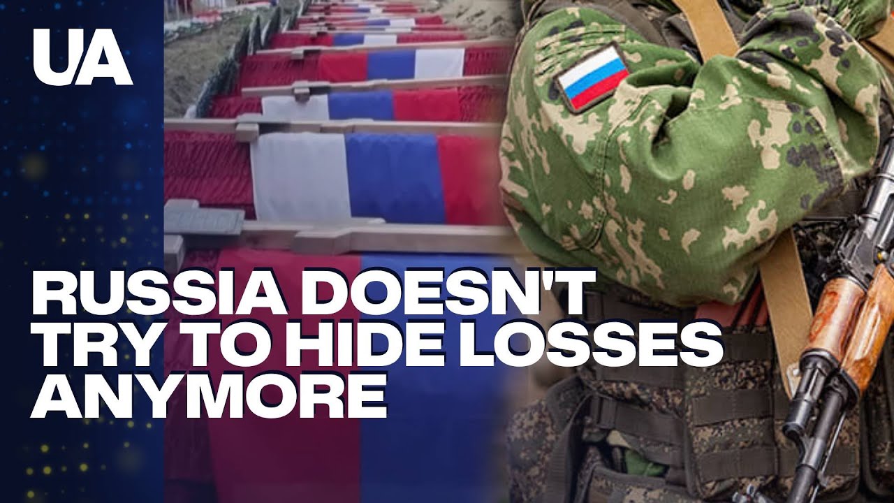 Russia Cannot Hide Losses Anymore. They Even Don't Try To