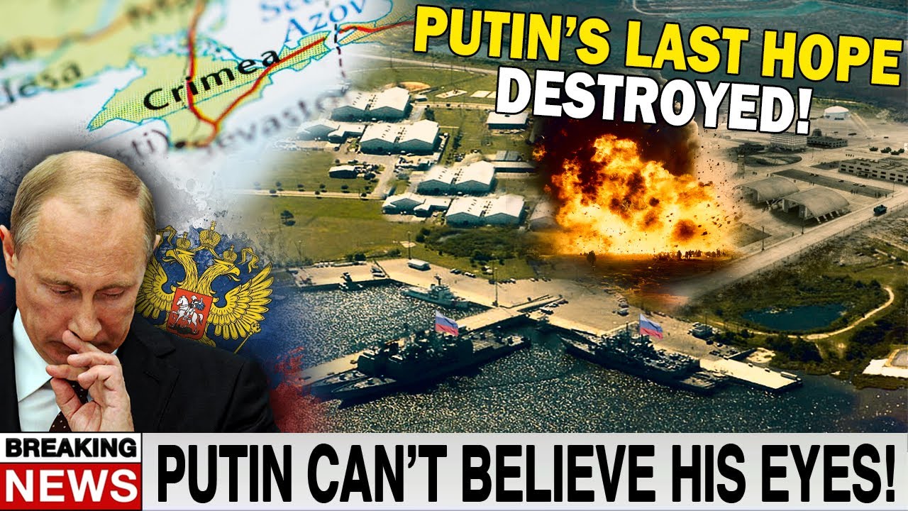 Massive Airstrike on CRIMEA: Largest Russian arsenal blown up by Ukrainian army! Putin in Shock!