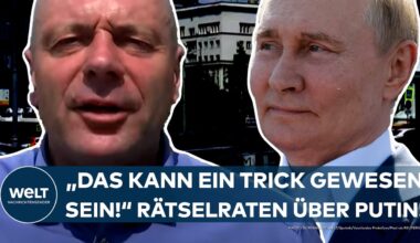 PUTIN: "Das kann eine Finte, ein Trick gewesen sein!" Bei diesem Thema setzt er sein Pokerface auf