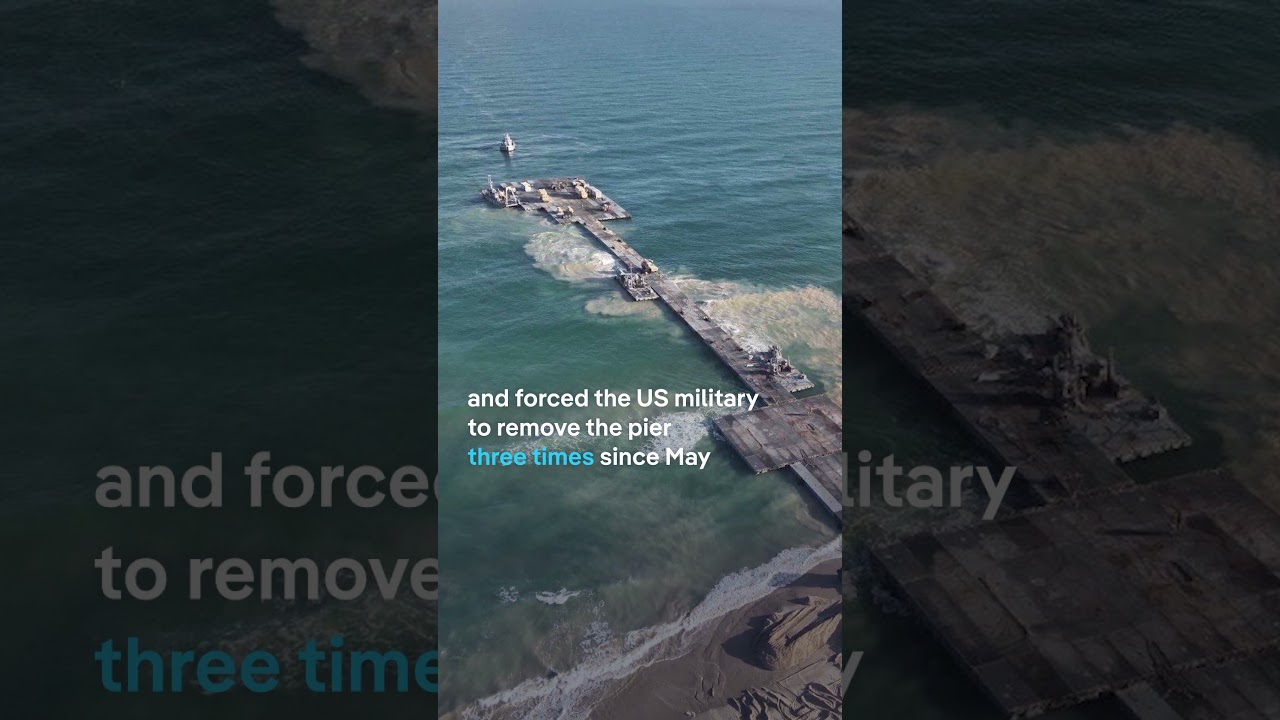 US to dismantle Gaza aid pier | DW News