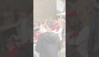 England fans dance in street before Euros kick-off