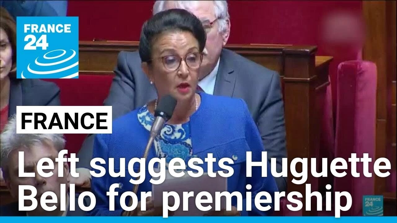 French left suggests former communist MP Huguette Bello for premiership • FRANCE 24 English