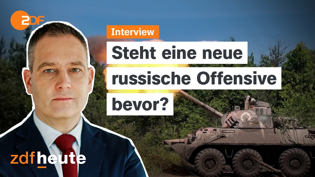 Russische Armee rückt in der Ukraine vor - Militärexperte Gressel warnt vor Trump | ZDFheute live