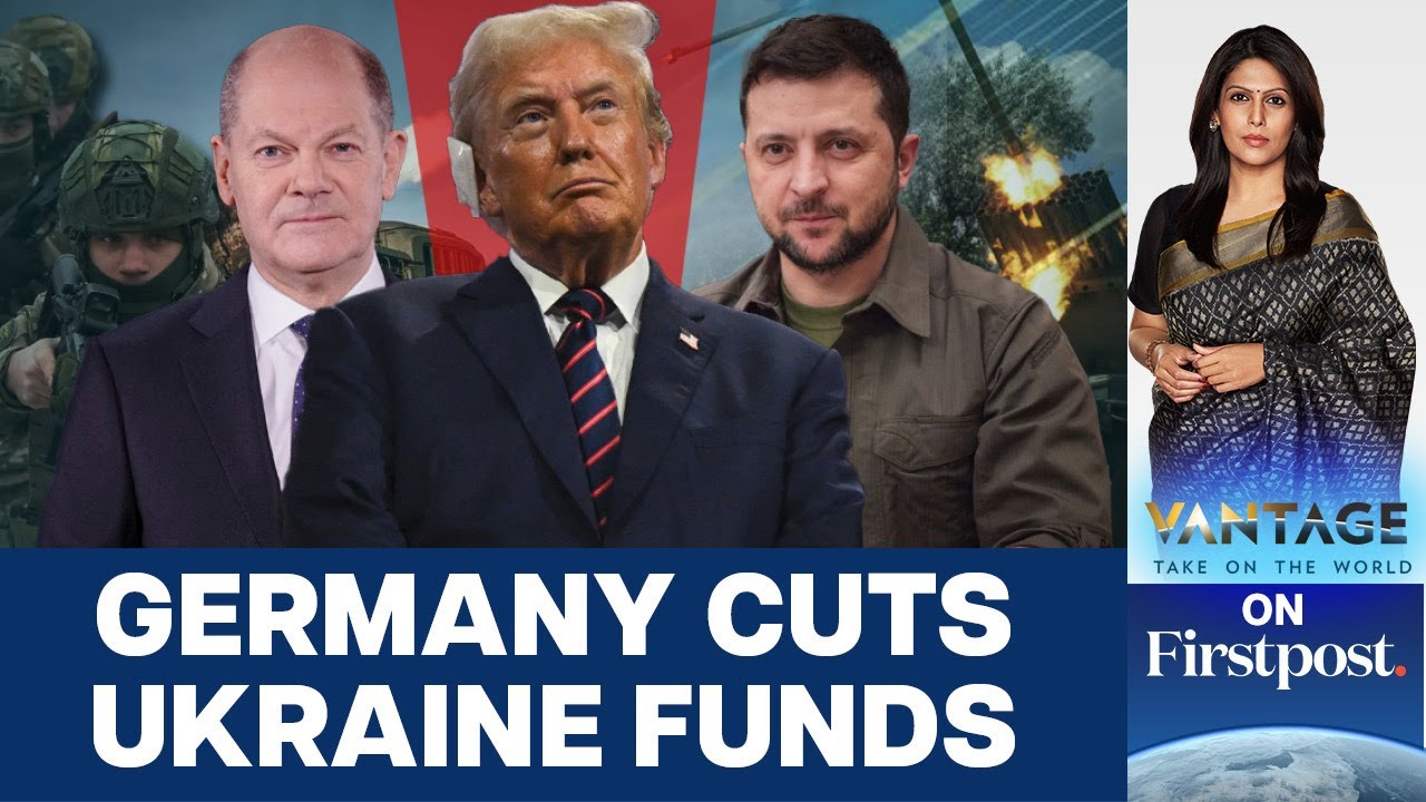 Germany Slashes Ukraine Funding by Half: Berlin getting Ready for Trump? | Vantage with Palki Sharma