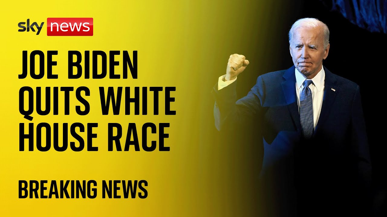 BREAKING: Joe Biden pulls out of 2024 US presidential race and endorses Kamala Harris