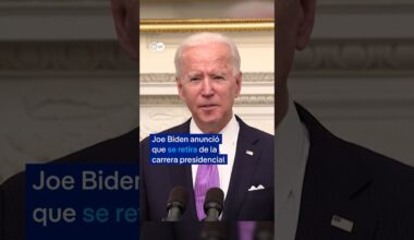 Joe Biden anunció que se retira de la carrera presidencial