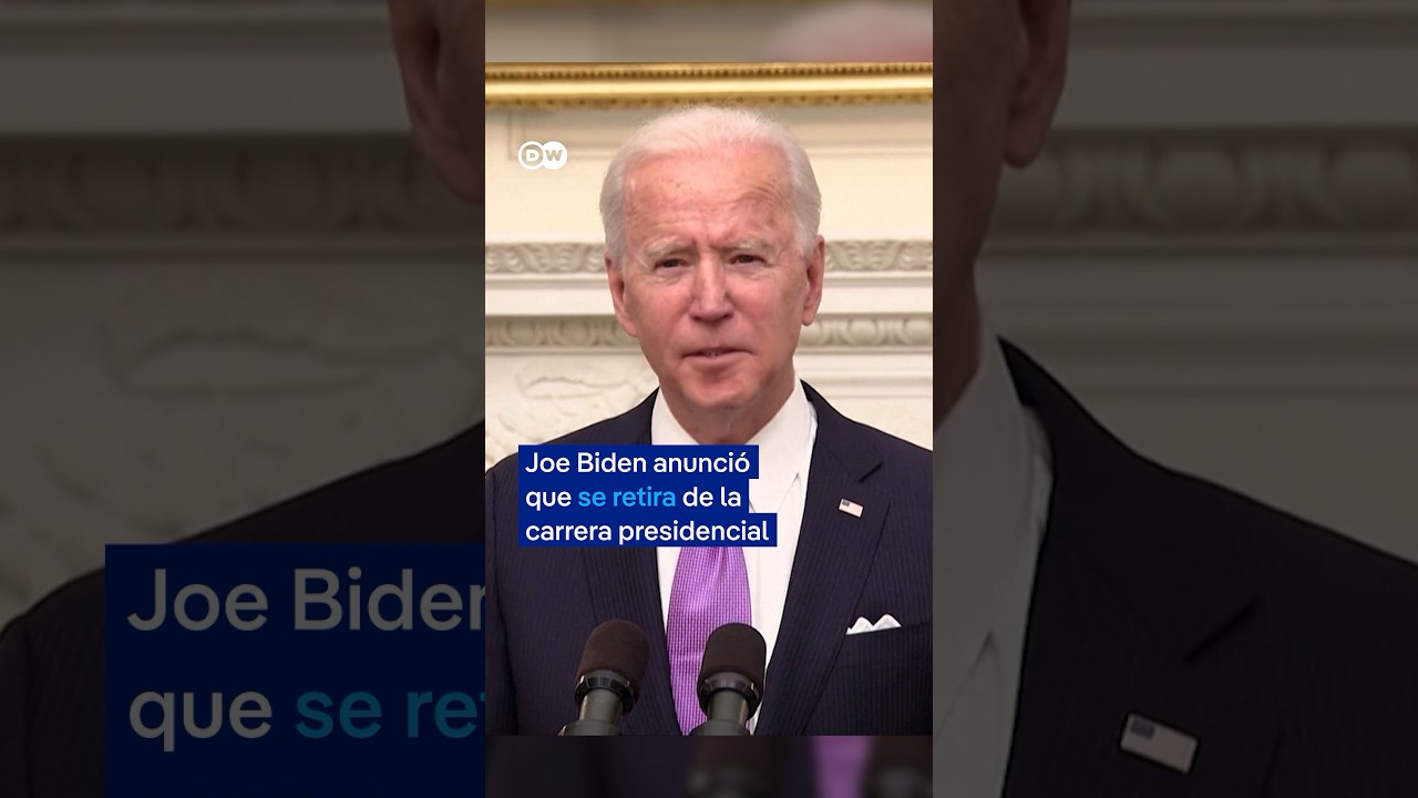 Joe Biden anunció que se retira de la carrera presidencial