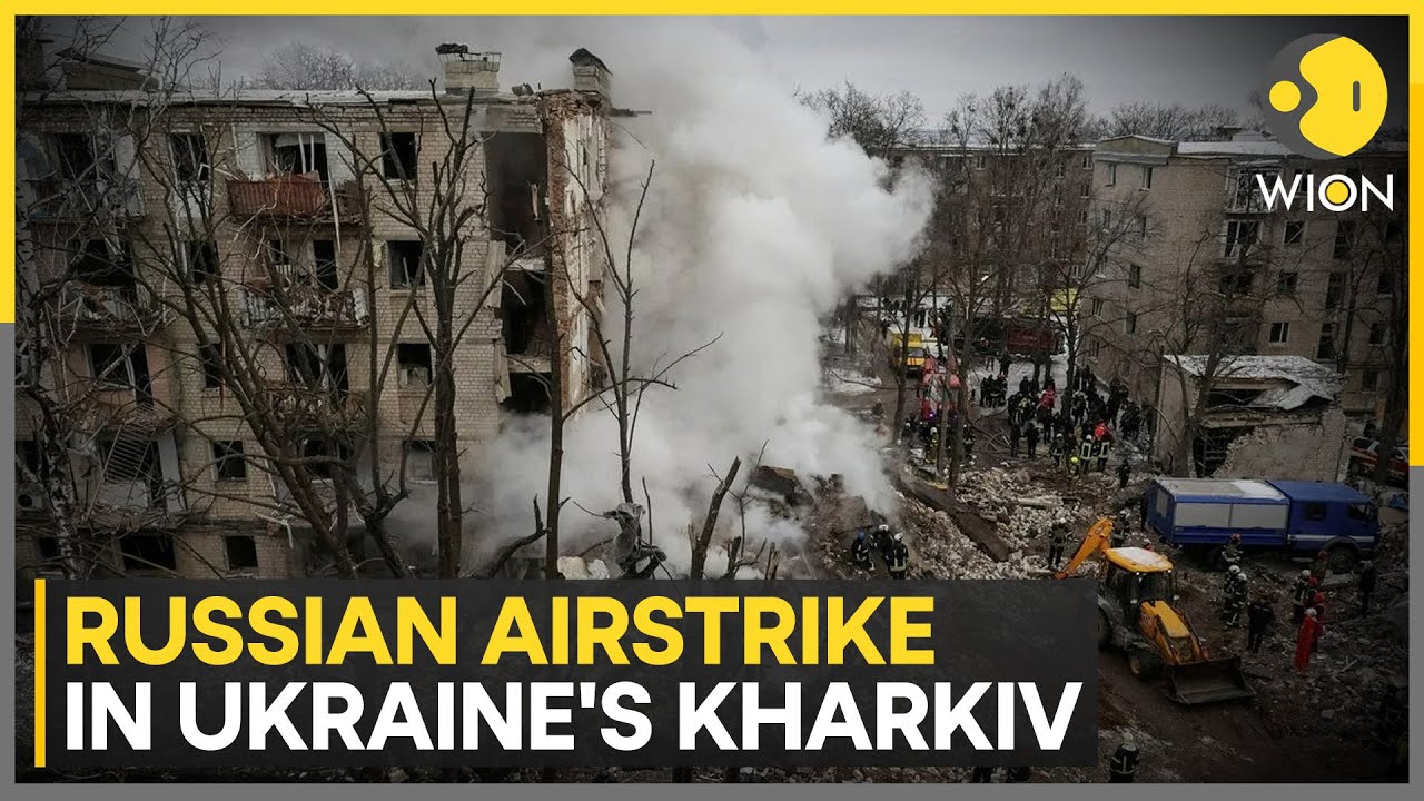 Russia-Ukraine War: Two dead, four wounded in Russian strike in Ukraine's Kharkiv | WION News