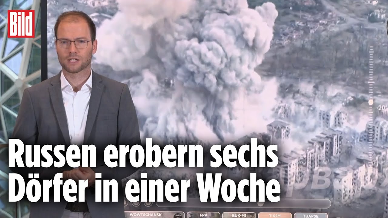 Ukraine-Front bröckelt immer mehr | BILD Lagezentrum