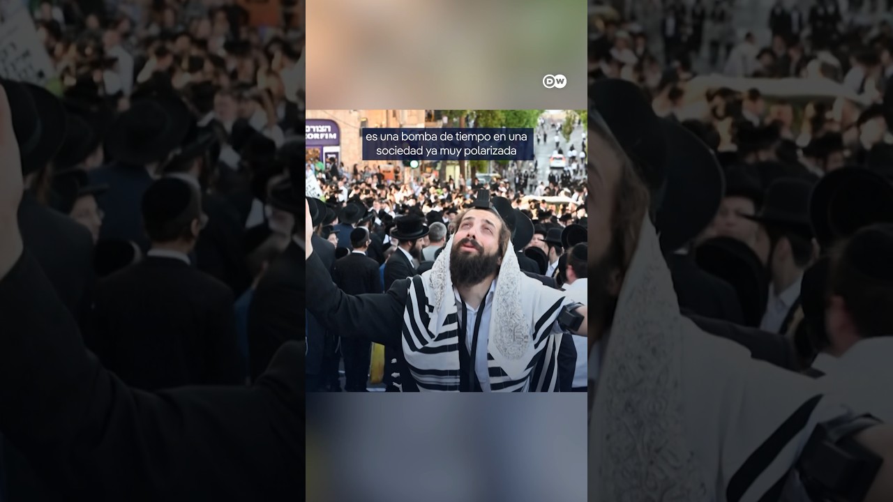 Cientos de judíos ultraortodoxos protestan porque no quieren ir a filas  del Ejército israelí