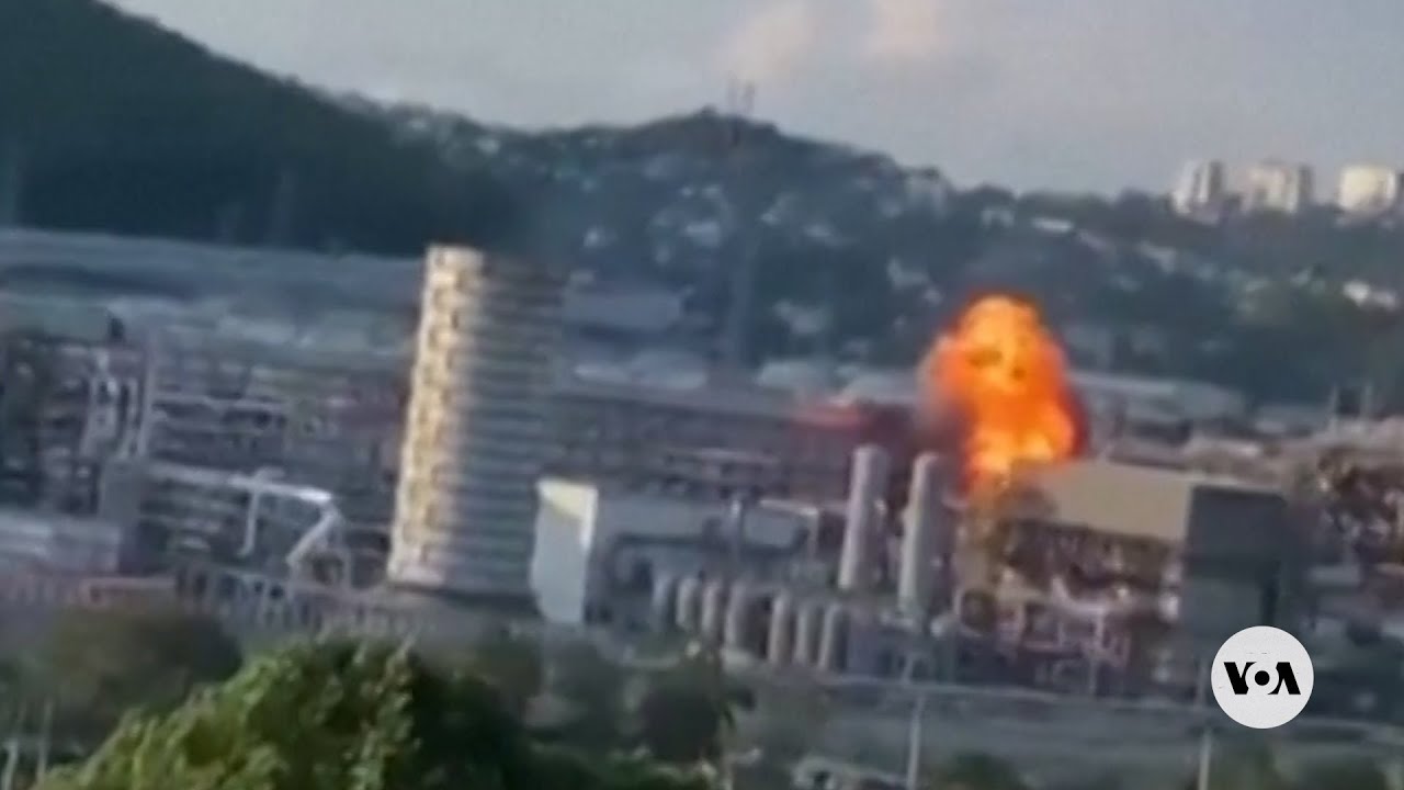 Russian officials say Ukrainian drone attack damages oil refinery | VOA News