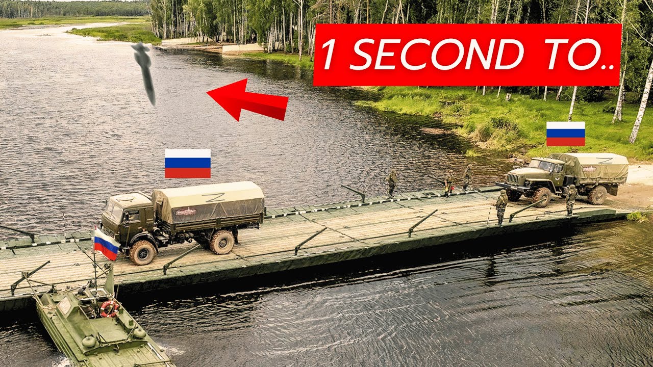 TERRIFYING MOMENT! How Ukrainian Missiles Wipe Out Russian Ammunition Convoy!