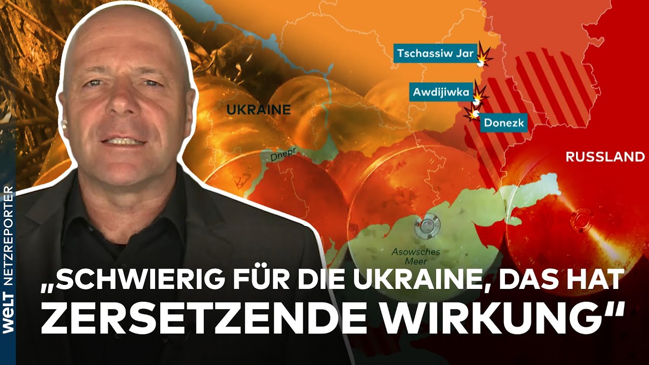 UKRAINE-KRIEG: Dauerfeuer im Donbass treibt "Keile in den ukrainischen Verteidigungslinien"