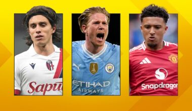 Latest updates on Riccardo Calafiori, Kevin De Bruyne and Jadon Sancho