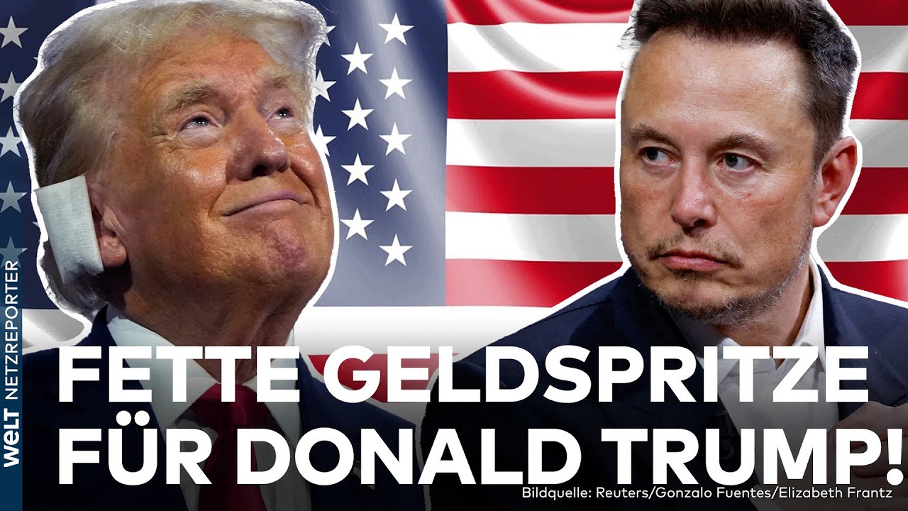 US-WAHL: Tech-Milliardär Elon Musk will Donald Trumps Wahlkampf finanzieren!