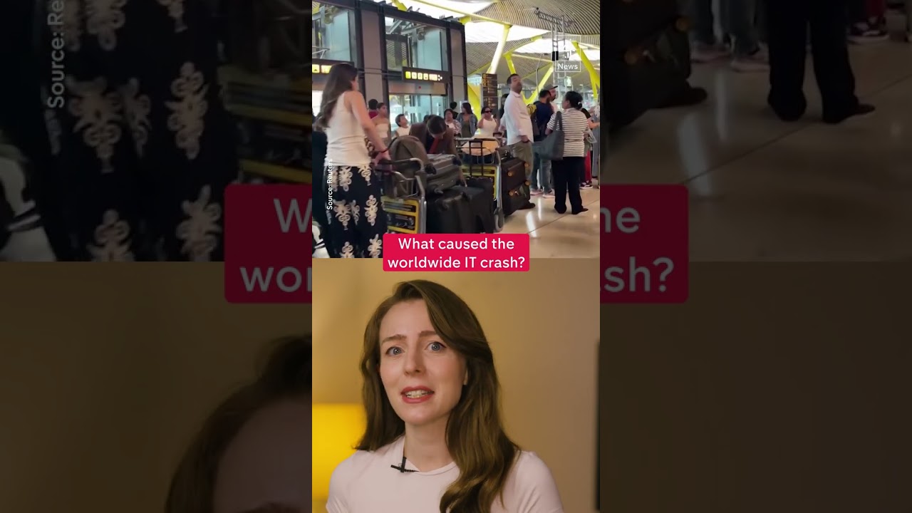 What caused the worldwide IT crash?