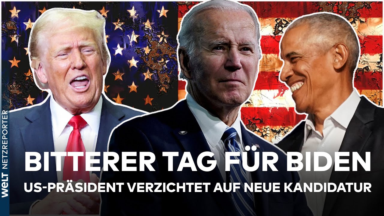 DRAMA IM WEISSEN HAUS: Joe Biden unter Druck der Demokraten zusammen - Keine neue Kandidatur