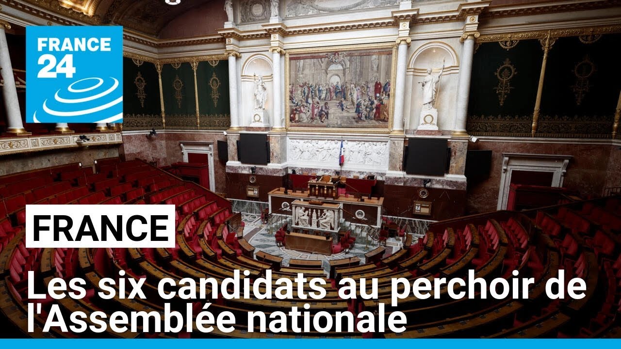 France : qui sont les six candidats au perchoir de l'Assemblée nationale ? • FRANCE 24