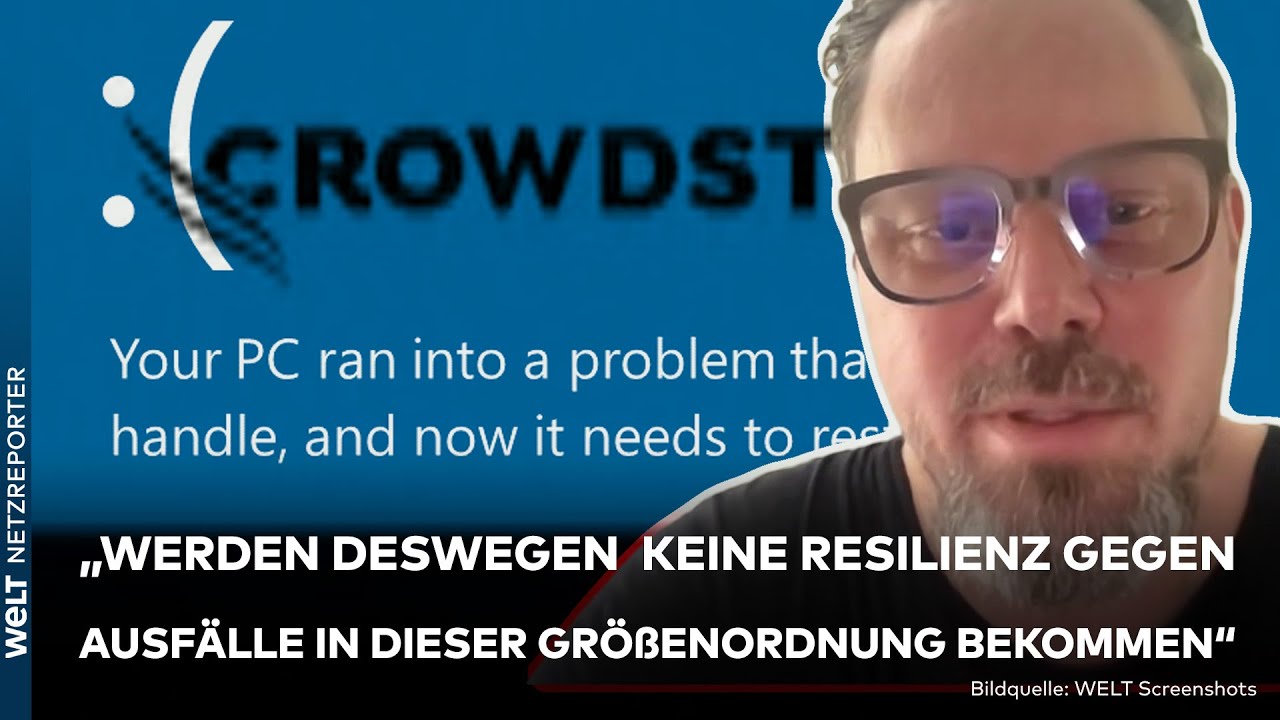 WINDOWS-AUSFALL: "Blauer Todesbildschirm"! – Software-Update von Crowdstrike legt Microsoft-PCs lahm