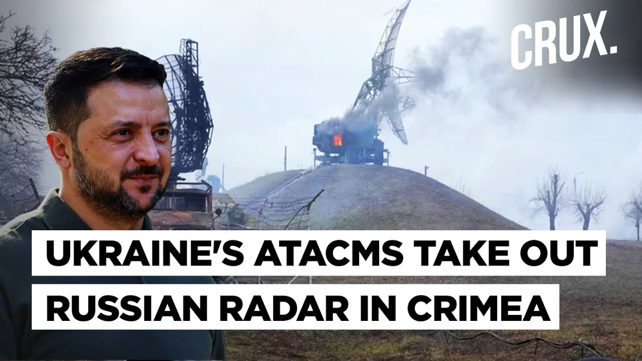 Russia “Downs” 10 ATACMS, Scrambles Su-27 As NATO Spies On Crimea Bases | Ukraine Hits Saky Airbase