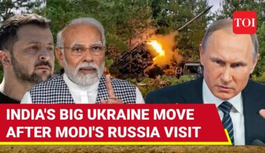 Putin's Message To Zelensky Via Modi? Indian PM's Big Ukraine Announcement After Russia Visit |Watch