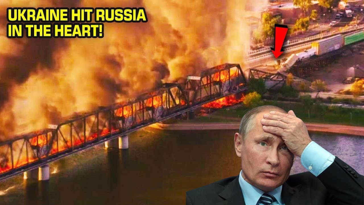 Ukraine Has Shot Russia in the heart! Big Explosion On The Kerch Bridge!