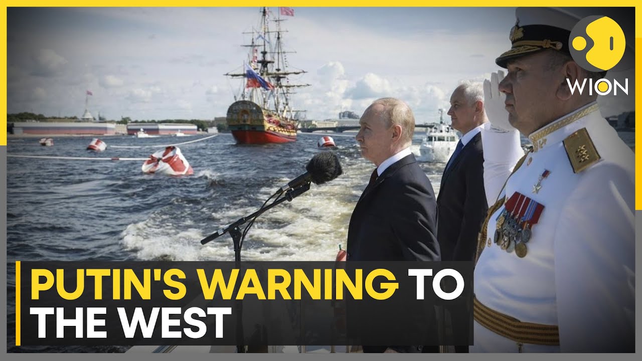 Russian Navy Day: Putin addresses soldiers, warns the West | WION