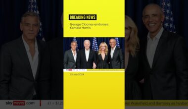 George Clooney endorses Kamala Harris