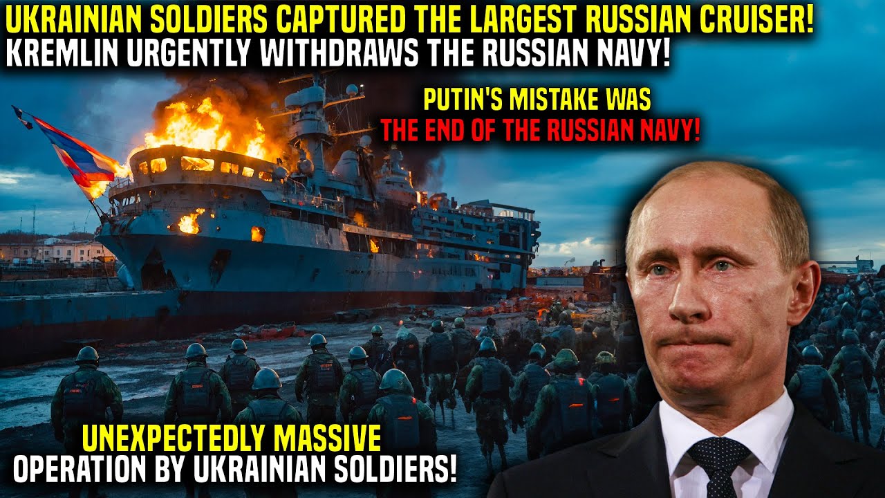 PAYBACK: Ukraine Captures Largest Russian Cruiser! Kremlin Fearfully Demands Ceasefire from Ukraine!