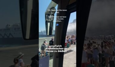 SANTORINI: Lockdown! Griechische Insel gerät wegen Touristenmassen in Ausnahmezustand