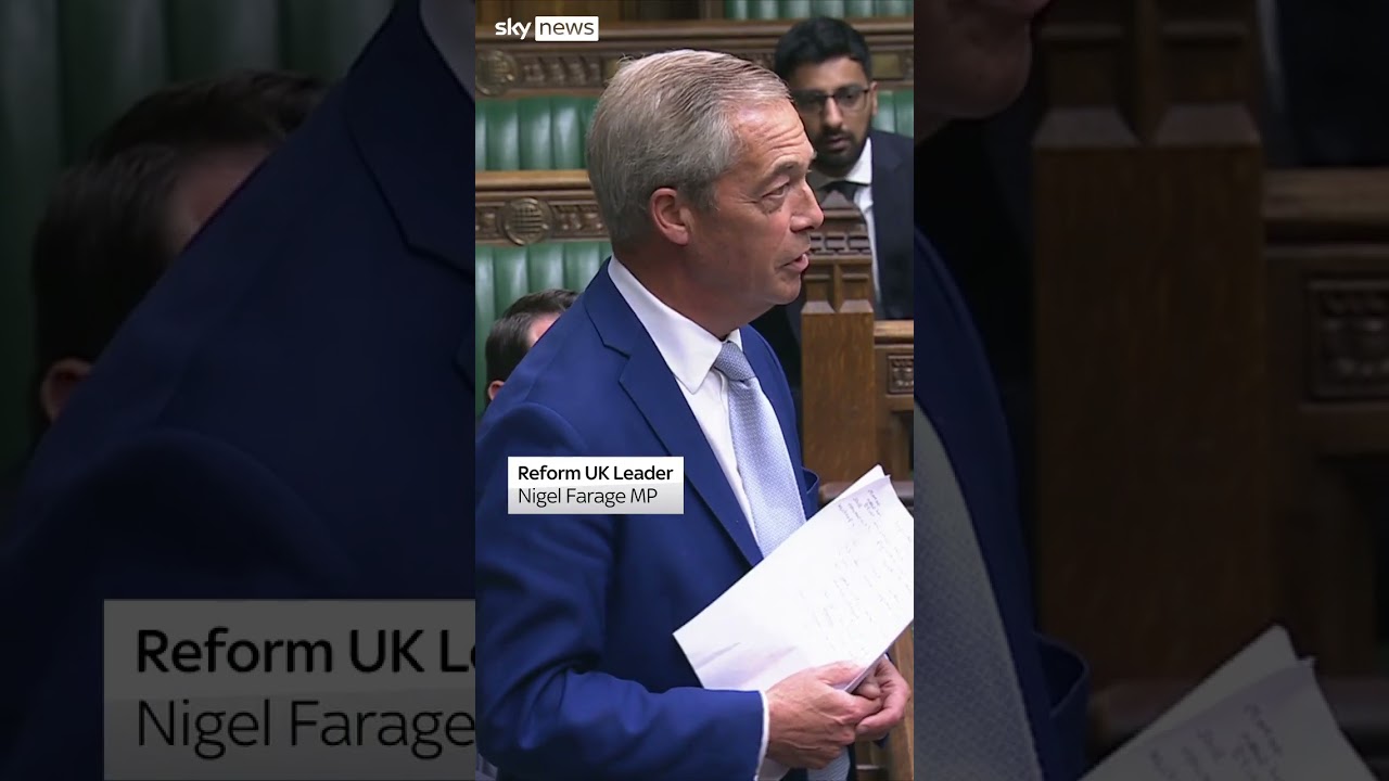 Nigel Farage calls Commons 'Remainers' Parliament' in maiden speech