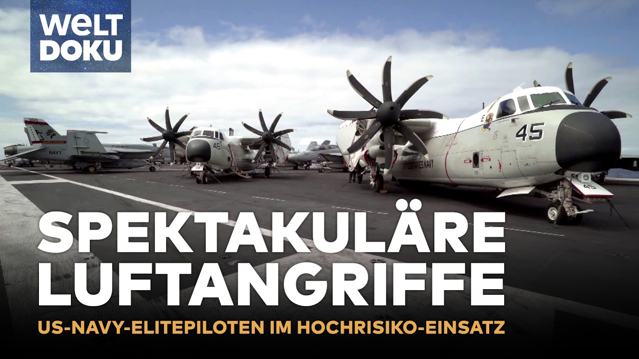 ELITEPILOTEN DER US-NAVY: Präzisionsangriffe mit Kampfjets gegen IS-Milizen im Irak | WELT HD DOKU