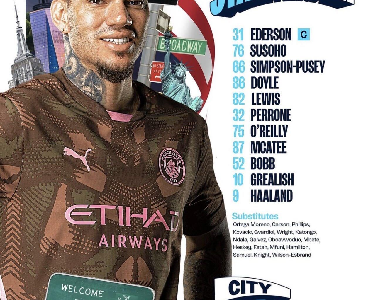 Team line up tonight.
