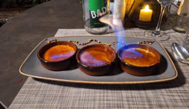 Quand le restons prend l'expression "crème brulée" un peu trop au 1er degré :