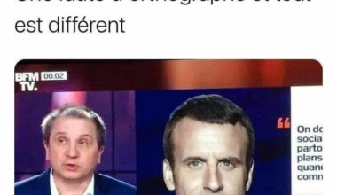 Faute d'orthographe ou acte manqué
