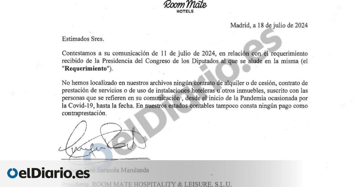 Kike Sarasola informa al Congreso de que no consta que Ayuso pagase por alojarse en sus apartamentos de lujo