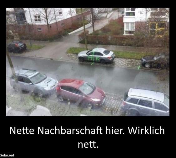 Nette Nachbarschaft hier ... ;-D