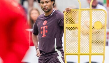Gnabry zu Wechselspekulationen: "Ich finde es crazy, wie wild hin und her spekuliert wird, nicht nur mit meinem Namen, auch mit den Namen meiner Mitspieler. Zumal wir alle noch gültige Verträge haben und auf höchstem Niveau Fußball spielen. Ich habe noch 2 Jahre Vertrag, es gibt kein Druck."