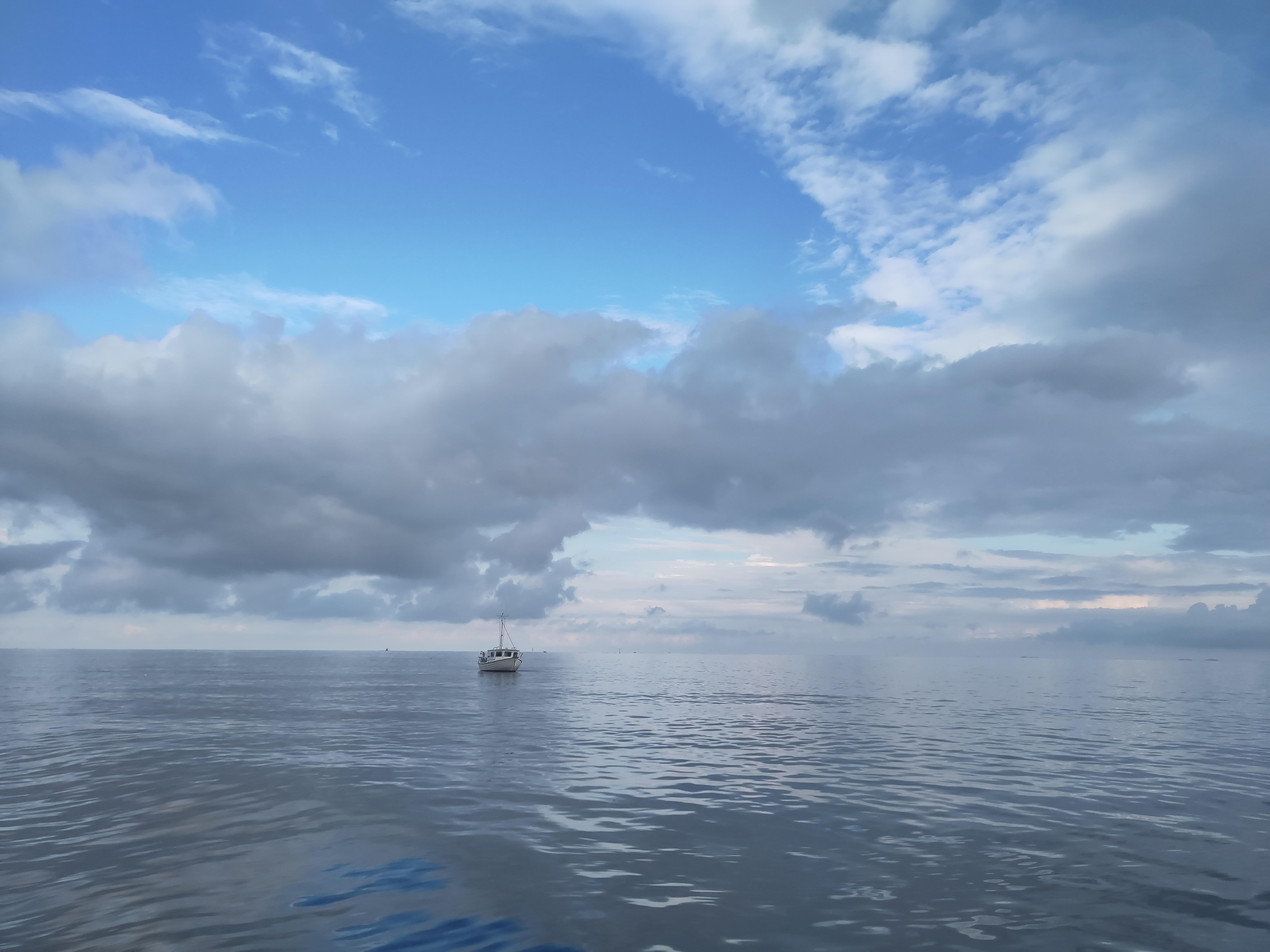 Det var stilla på havet utanför Kungshamn idag