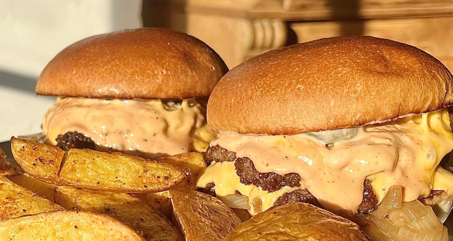 Double smash burgers