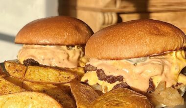 Double smash burgers