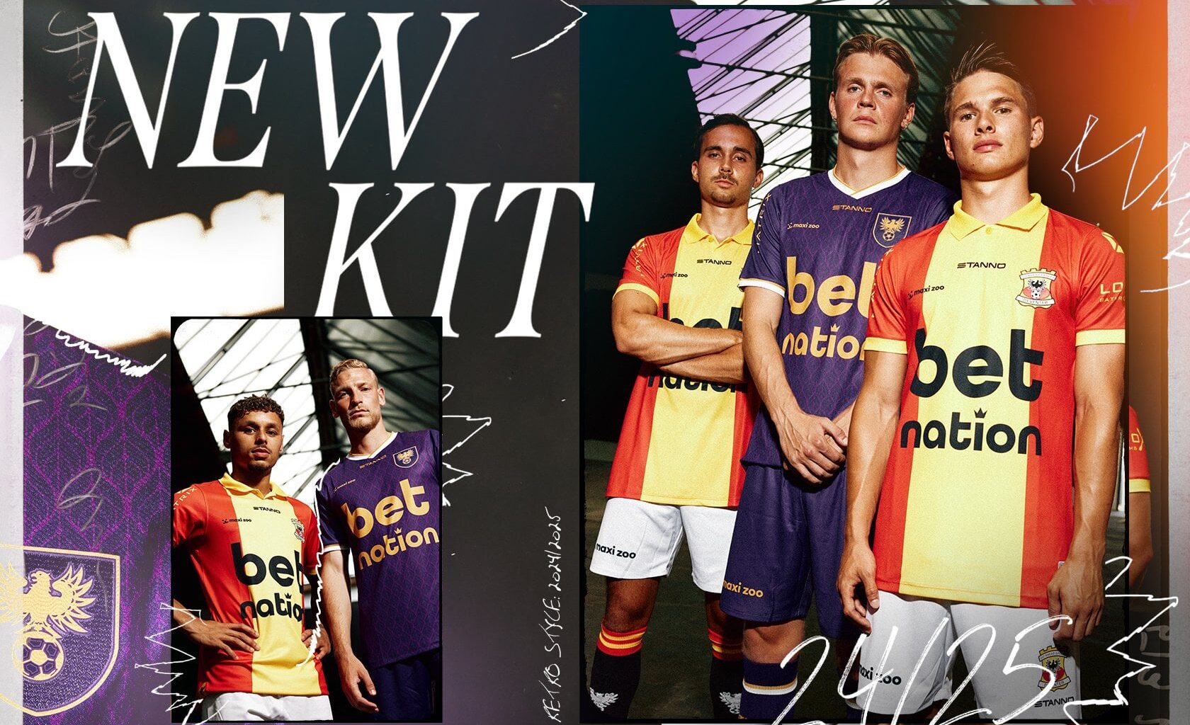 Go Ahead Eagles launches 2024/2025 kits.