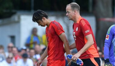 Bayern Neuzugang Hiroki Ito hat sich im Testspiel gegen Düren den Fuß gebrochen und fällt für unbestimmte Zeit aus