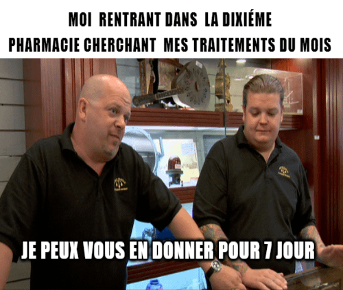 Moimoi handi jour 4 : La pharmacie un vrai plaisir