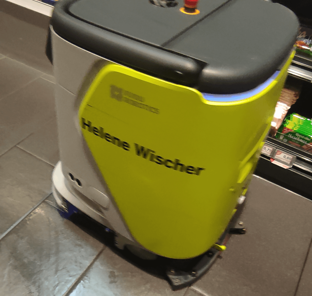 Name eines Putzroboters bei Edeka
