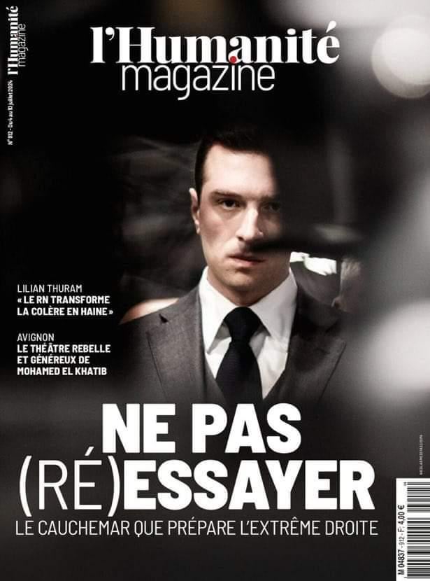 Picture of Bardela member of the far-right party in France taken byNicolas Messyasz