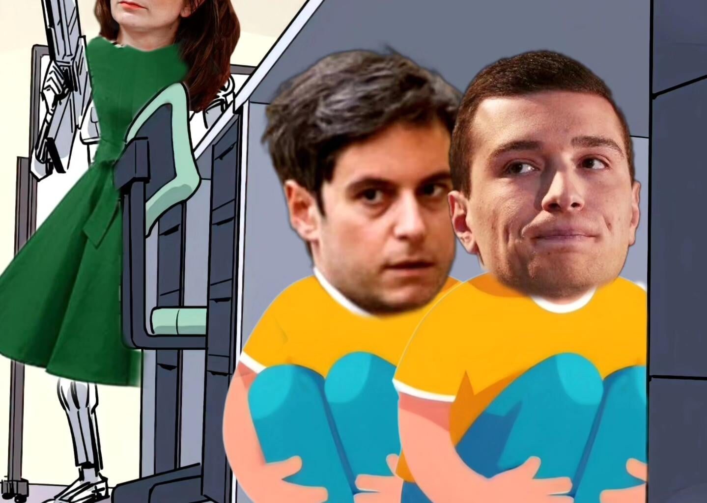 Genre y décident avec qui debattre et les medias acquiescent