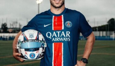 Formula 1 driver Pierre Gasly will be wearing a PSG-themed helmet during the Silverstone Grand Prix this weekend.