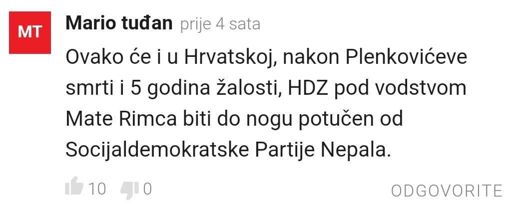 Proročanski komentar?